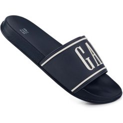 Męskie klapki sportowe miejskie na basen plażę granatowe GAP AUSTIN. Niebieskie klapki męskie GAP, bez wzorów, bez zapięcia. Za 99.00 zł.