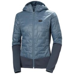 Hybridowa kurtka narciarska damska Helly Hansen Lifaloft. Niebieskie kurtki sportowe damskie Helly Hansen, l, bez wzorów, z elastanu, bez ramiączek, bez kaptura, narciarskie. Za 644.50 zł.