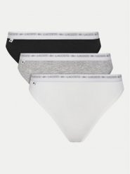 Lacoste Komplet 3 par stringów 8F1341 Kolorowy. Majtki damskie Lacoste, z bawełny. Za 99.99 zł.