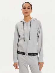 Hugo Bluza Sporty Logo 50520504 Szary Relaxed Fit. Szare bluzy damskie Hugo, s, bez wzorów, z syntetyku, sportowe, bez ramiączek, bez kaptura. Za 399.99 zł.