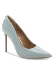 Nine West Szpilki WFA2676-1 Zielony. Zielone szpilki damskie Nine West, bez wzorów, z syntetyku, bez obcasa, na szpilce, bez zapięcia. Za 229.99 zł.