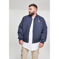 Parka Urban Classic diamond nylon GT. Niebieskie parki męskie Urban Classics, na zimę, m, bez wzorów, z nylonu, bez kołnierzyka, bez kaptura. Za 275.00 zł.