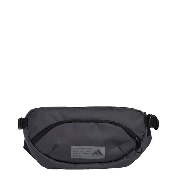 Torba-nerka Hybrid. Czarne saszetki i nerki męskie Adidas, bez wzorów, z materiału. Za 105.99 zł.