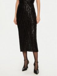 Imperial Spódnica midi G9990042S Czarny Regular Fit. Czarne spódnice damskie Imperial, s, bez wzorów, z syntetyku, midi. Za 319.99 zł.