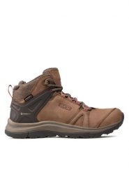 Keen Trekkingi Terradora II Leather Mid Wp 1023728 Brązowy. Brązowe obuwie trekkingowe damskie Keen, z nubiku, bez zapięcia. Za 479.99 zł.