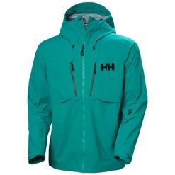 Kurtka turystyczna Helly Hansen Odin Ultimate Infinity. Zielone kurtki męskie Helly Hansen, m, bez wzorów, casualowe, bez kaptura. Za 2,001.00 zł.