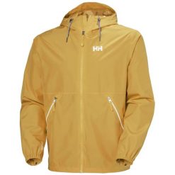 Kurtka wodoodporna Helly Hansen Sandoy. Brązowe kurtki męskie Helly Hansen, bez wzorów, z kapturem. Za 633.50 zł.