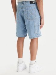 DC Shoes Szorty jeansowe EDYDS03037 Błękitny Baggy Fit. Niebieskie szorty męskie DC Shoes, bez wzorów, z bawełny. Za 319.99 zł.