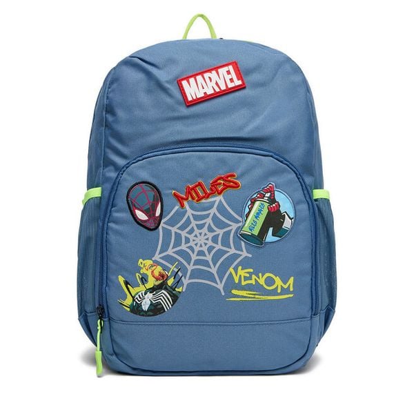 Plecak Spiderman Ultimate. Niebieskie plecaki męskie Spiderman Ultimate, bez wzorów, sportowe. Za 129.99 zł.