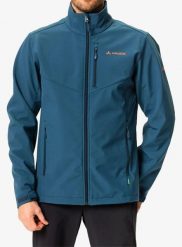 Kurtka softshell męska Vaude Cyclone Jacket VI. Zielone kurtki męskie Vaude, m, bez wzorów, z materiału, bez kaptura, trekkingowe. Za 329.99 zł.