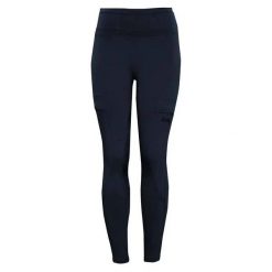 Damskie legginsy jeździeckie z pełną przyczepnością Zaldi 3001-864. Zielone legginsy damskie ZALDI, bez wzorów. Za 220.50 zł.