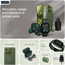 Smartfon Motorola Edge 70 12/512GB Bronze Green. Brązowe smartfony Motorola. Za 3,388.03 zł.