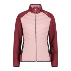Damska kurtka puchowa CMP. Czerwone kurtki sportowe damskie CMP, bez wzorów, z puchu, bez ramiączek, bez kaptura, trekkingowe. Za 356.00 zł.
