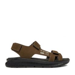 Sandały G-Star. Brązowe sandały męskie G-Star, bez wzorów, retro, bez zapięcia. Za 159.99 zł.