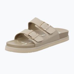 Klapki męskie GANT Palbuddy. Brązowe klapki męskie GANT, bez wzorów, z gumy, bez zapięcia. Za 269.99 zł.
