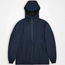 Kurtka RAINS 18370R Niebieski. Niebieskie kurtki męskie Rains, l, bez wzorów, z materiału, bez kaptura. Za 320.99 zł.