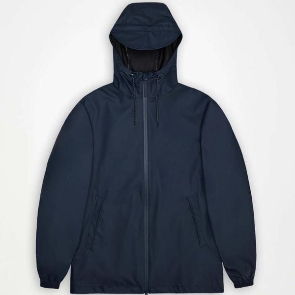 Kurtka RAINS 18370R Niebieski. Niebieskie kurtki męskie Rains, l, bez wzorów, z materiału, bez kaptura. Za 322.99 zł.