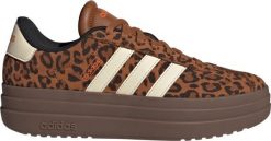 Buty damskie adidas VL Court Bold brązowe KK4671 39 1/3. Brązowe obuwie sportowe damskie Adidas, bez wzorów, bez zapięcia. Za 398.51 zł.