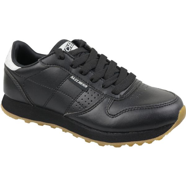 Buty sportowe Sneakersy damskie, Skechers OG 85 Old School Cool. Czarne obuwie sportowe damskie Skechers, bez wzorów, z materiału, bez zapięcia, trekkingowe. Za 269.99 zł.