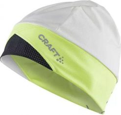 Czapka Craft Adv Lumen Fleece. Białe czapki damskie Craft, bez wzorów, z dżerseju. Za 147.20 zł.