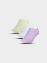 4F Skarpety casual stopki (3-pack) damskie - multikolor 39-42. Skarpetki damskie 4F, bez wzorów, z bawełny. Za 44.99 zł.