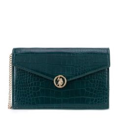 Torebka U.S. Polo Assn. Zielone torebki do ręki damskie U.S. Polo Assn., bez wzorów, bez dodatków. Za 219.99 zł.