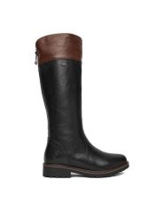 Remonte Kozaki CEO-R6581-02 Czarny. Czarne kozaki damskie Remonte, bez wzorów, ze skóry, bez obcasa, na płaskiej podeszwie, bez zapięcia. Za 599.99 zł.