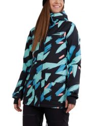 Kurtka narciarska damska Fundango Poplar. Czarne kurtki sportowe damskie FUNDANGO, na zimę, m, bez wzorów, z poliesteru, bez ramiączek, bez kaptura, narciarskie. Za 499.00 zł.
