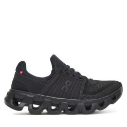 Buty do biegania On. Czarne obuwie sportowe damskie On, bez wzorów, bez zapięcia, do biegania. Za 649.99 zł.