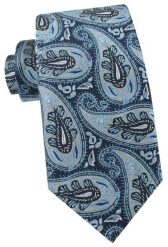 Krawat Męski - Angelo di Monti - Duże Paisley, Niebieski. Niebieskie krawaty i muchy Angelo di Monti, bez wzorów, z tkaniny, eleganckie. Za 45.00 zł.