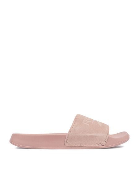 Reebok Klapki CEO-SS26-3C043-W Różowy. Czerwone klapki damskie Reebok, bez wzorów, ze skóry, bez obcasa, bez zapięcia. Za 99.99 zł.