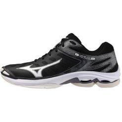 Adidasy Mizuno Wave Voltage 2, Dla obu płci. Czarne buty sportowe męskie Mizuno, bez wzorów, z syntetyku, bez zapięcia, do siatkówki, mizuno wave. Za 498.00 zł.