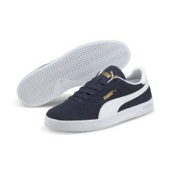 Buty męskie trampki sportowe Puma CLUB CRO DPTVO. Białe buty sportowe męskie Puma, bez wzorów, ze skóry, bez zapięcia. Za 219.00 zł.