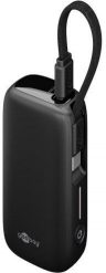 Powerbank 5 000 mAh ze wbudowanym kablem USB-C. Powerbanki Goobay. Za 117.32 zł.