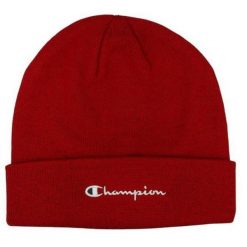 Czapka Unisex Dla Dorosłych Haft. Czerwone czapki damskie Champion, na zimę, bez wzorów. Za 97.99 zł.