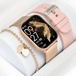 Zestaw zegarek SMARTWATCH Rubicon bransoletka DK. Zegarki smartwatch Rubicon, bez wzorów. Za 452.36 zł.