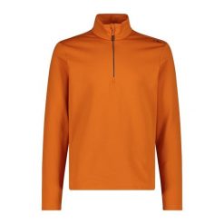 Pulower CMP Stretch Performance. Brązowe bluzy męskie CMP, na zimę, bez wzorów, sportowe, bez ramiączek, bez kaptura. Za 286.50 zł.