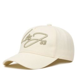 Czapka z daszkiem Liu Jo. Białe czapki damskie Liu Jo, bez wzorów. Za 169.99 zł.