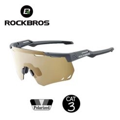 Okulary polaryzacyjne ROCKBROS. Brązowe okulary przeciwsłoneczne damskie ROCKBROS. Za 117.44 zł.