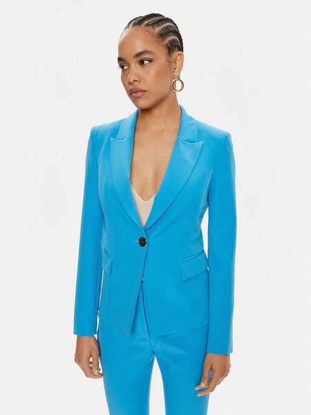 Liu Jo Marynarka CA4199 T2200 Niebieski Regular Fit. Niebieskie marynarki i żakiety damskie Liu Jo, bez wzorów, z syntetyku, bez kołnierzyka, bez ramiączek. Za 739.99 zł.