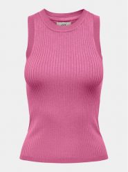JDY Top Aya 15287501 Różowy Slim Fit. Czerwone topy damskie JDY, m, bez wzorów, z wiskozy, bez kołnierzyka, bez ramiączek. Za 59.99 zł.