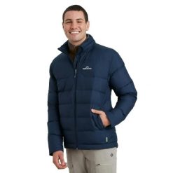 Kurtka puchowa Kathmandu Epiq V3. Czarne kurtki męskie KATHMANDU, m, bez wzorów, z materiału, bez kaptura. Za 927.00 zł.