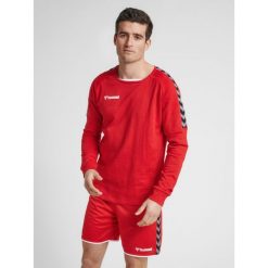Bluza Hummel hmlAUTHENTIC Training. Czerwone bluzy męskie Hummel, m, bez wzorów, eleganckie, bez ramiączek, bez kaptura. W wyprzedaży za 169.50 zł.