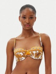 Selmark Góra od bikini BM216 Żółty. Żółte bikini Selmark, bez wzorów, z syntetyku. Za 199.99 zł.