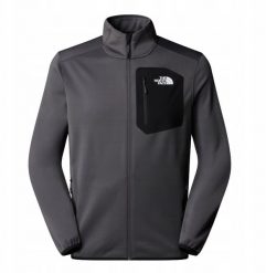 Bluza Crest FZ Anthracite Grey TNF Black THE NORTH FACE. Czarne bluzy męskie The North Face, m, bez wzorów, bez ramiączek, bez kaptura. Za 366.63 zł.