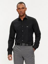 Michael Kors Koszula MK0DS01288 Czarny Slim Fit. Czarne koszule męskie Michael Kors, m, bez wzorów, z bawełny, biznesowe, bez kołnierzyka, bez ramiączek. Za 289.99 zł.