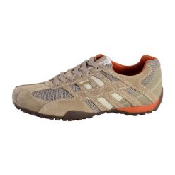 Trenerzy Geox Snake Scam.+Mesh. Brązowe obuwie sportowe damskie Geox, bez wzorów, z meshu, bez zapięcia. Za 462.50 zł.