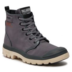 Trapery Palladium. Szare trapery damskie Palladium, bez zapięcia. Za 419.99 zł.