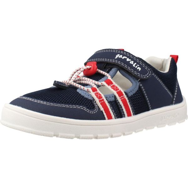 Sandały GARVALIN 252505G Niebieski. Niebieskie buty zimowe męskie Garvalin, bez wzorów, z materiału, bez zapięcia. Za 188.99 zł.