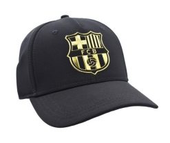 Czapka z daszkiem FC Barcelona - oficjalna licencjonowana. Czarne czapki damskie FC BARCELONA, bez wzorów, z materiału. Za 99.00 zł.